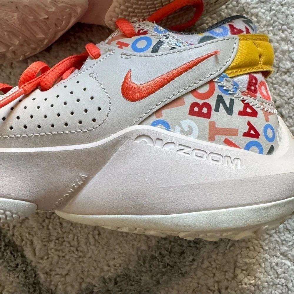 NIKE FREAK 2 MVP ALPHABET Sneakers air zoom shoes white orange YOUTH 5
